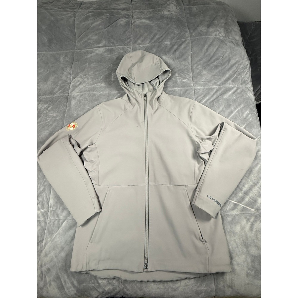 Lululemon Men's Cross Chill City-to-Trail Hooded Jacket Dove/Light Gray – Size L